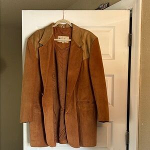 PIONEER Women's Brown Suede Blazer